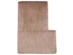 Corner Sofa LOFOTEN Corduroy Light Brown 4 Seater Left Hand
