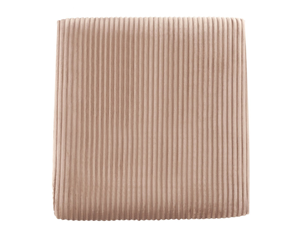 Corner Sofa LOFOTEN Corduroy Light Brown 4 Seater Left Hand
