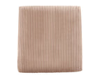 Corner Sofa LOFOTEN Corduroy Light Brown 4 Seater Left Hand