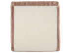 Corner Sofa LOFOTEN Corduroy Light Brown 4 Seater Left Hand