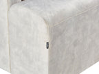 Right Hand Velvet Corner Sofa Light Beige KIRUNA