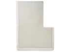 Left Hand Velvet Corner Sofa Light Beige KIRUNA