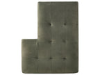 Corner Sofa KIRUNA Fabric Dark Green 4 Seater Right Hand