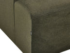 Corner Sofa KIRUNA Fabric Dark Green 4 Seater Right Hand