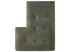 Left Hand Fabric Corner Sofa Dark Green KIRUNA