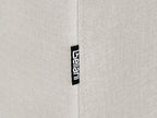3 Seater Fabric Sofa Light Beige BYSKE