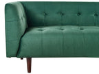 3 Seater Fabric Sofa Green BYSKE
