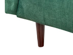 3 Seater Fabric Sofa Green BYSKE
