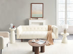 3 Seater Boucle Sofa Off-White BYSKE