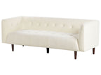 3 Seater Boucle Sofa Off-White BYSKE