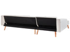 Corner Sofa Bed VADSO Boucle Off-White 4 Seater Right Hand