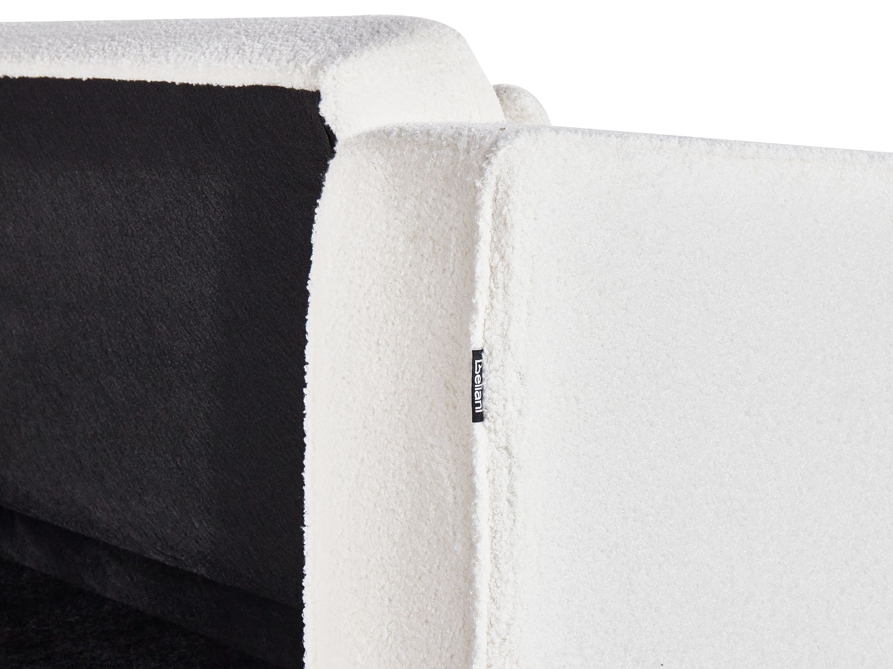 Corner Sofa Bed VADSO Boucle Off-White 4 Seater Right Hand
