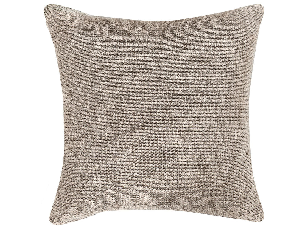 Corner Sofa HOLT Fabric Taupe with Ottoman 3 Seater Left Hand