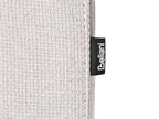 Manual Recliner Corner Sofa ROKKE Fabric Light Beige with USB Port 5 Seater Left Hand