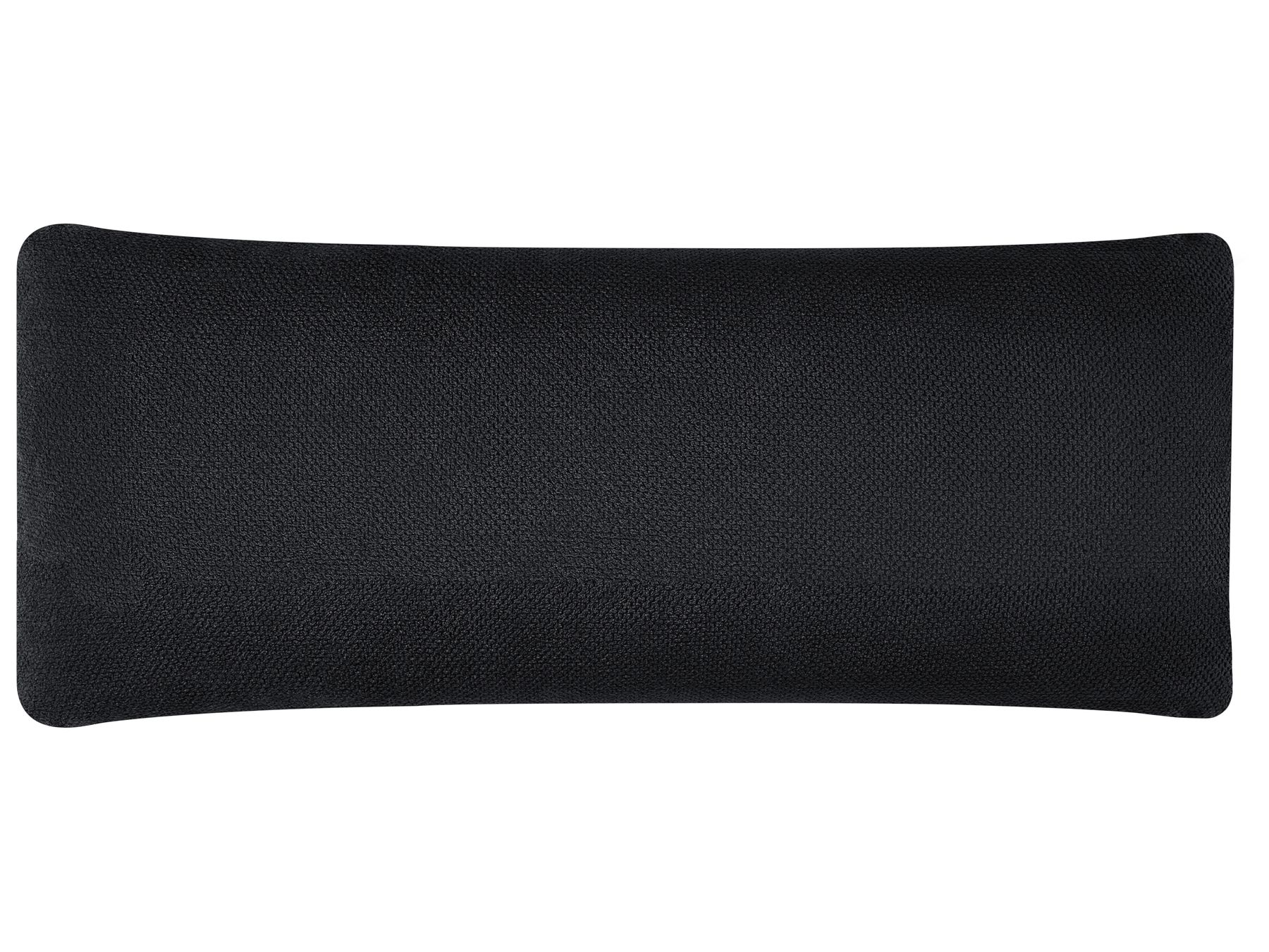 Corner Sofa IKAST Fabric Black 4 Seater Left Hand