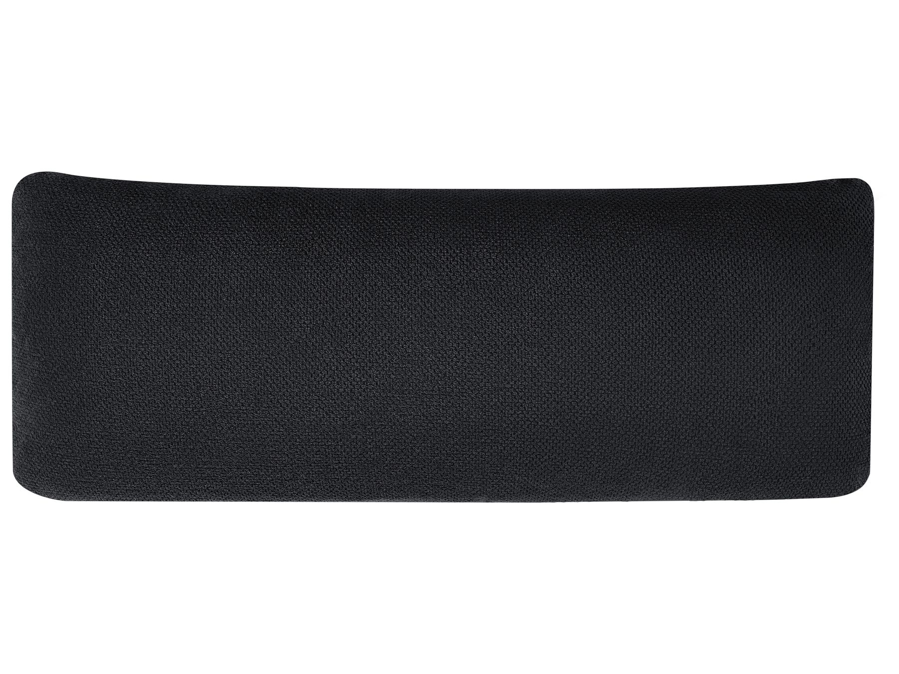 Corner Sofa IKAST Fabric Black 4 Seater Right Hand