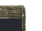 Corner Sofa Bed ABACKA Corduroy Green with Storage 2 Seater Right Hand