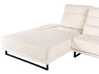 Corner Sofa IKAST Corduroy Beige 4 Seater Right Hand