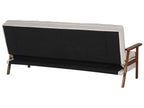 Sofa Bed TJORN Fabric Beige 3 Seater
