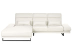 Corner Sofa IKAST Fabric Off-White 4 Seater Right Hand