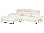 Corner Sofa IKAST Fabric Off-White 4 Seater Right Hand