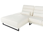 Corner Sofa IKAST Fabric Off-White 4 Seater Right Hand