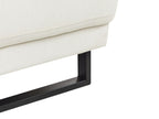 Corner Sofa IKAST Fabric Off-White 4 Seater Right Hand