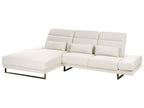 Corner Sofa IKAST Fabric Light Beige 4 Seater Right Hand
