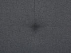 Sofa Bed TJORN Fabric Dark Grey 3 Seater