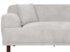 Corner Sofa HOLT Fabric Light Grey 3 Seater Left Hand