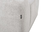 Corner Sofa HOLT Fabric Light Grey 3 Seater Left Hand