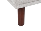 Corner Sofa HOLT Fabric Light Grey 3 Seater Left Hand