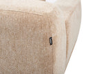 Corner Sofa HOLT Fabric Beige 3 Seater Left Hand