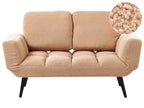 Boucle Sofa Bed Sand Beige BREKKE