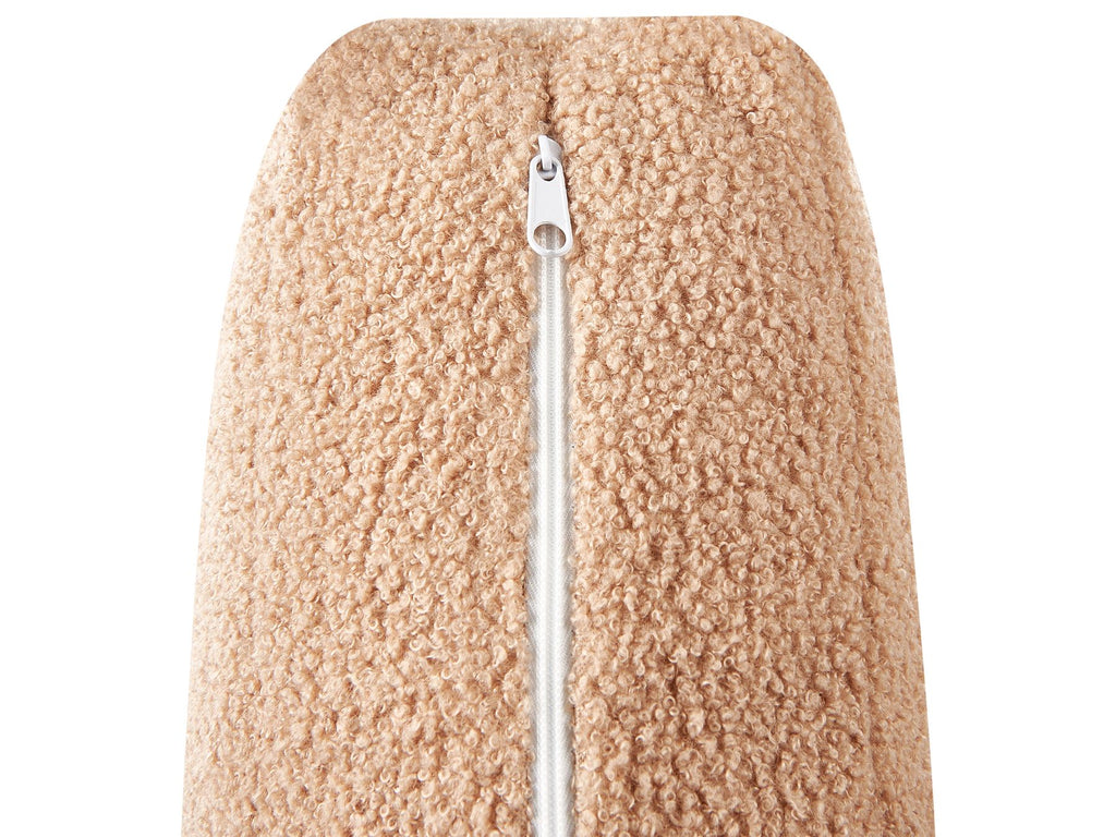 Boucle Sofa Bed Sand Beige BREKKE