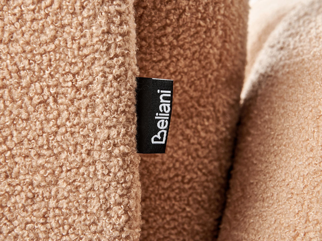 Boucle Sofa Bed Sand Beige BREKKE