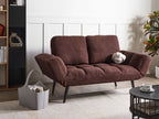 Boucle Sofa Bed Brown BREKKE
