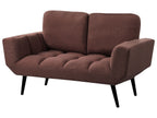 Boucle Sofa Bed Brown BREKKE