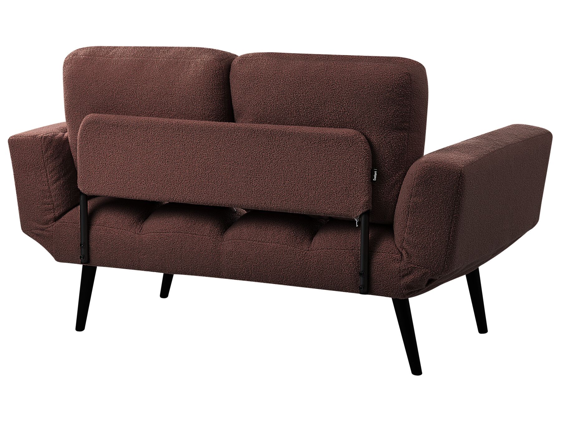 Boucle Sofa Bed Brown BREKKE