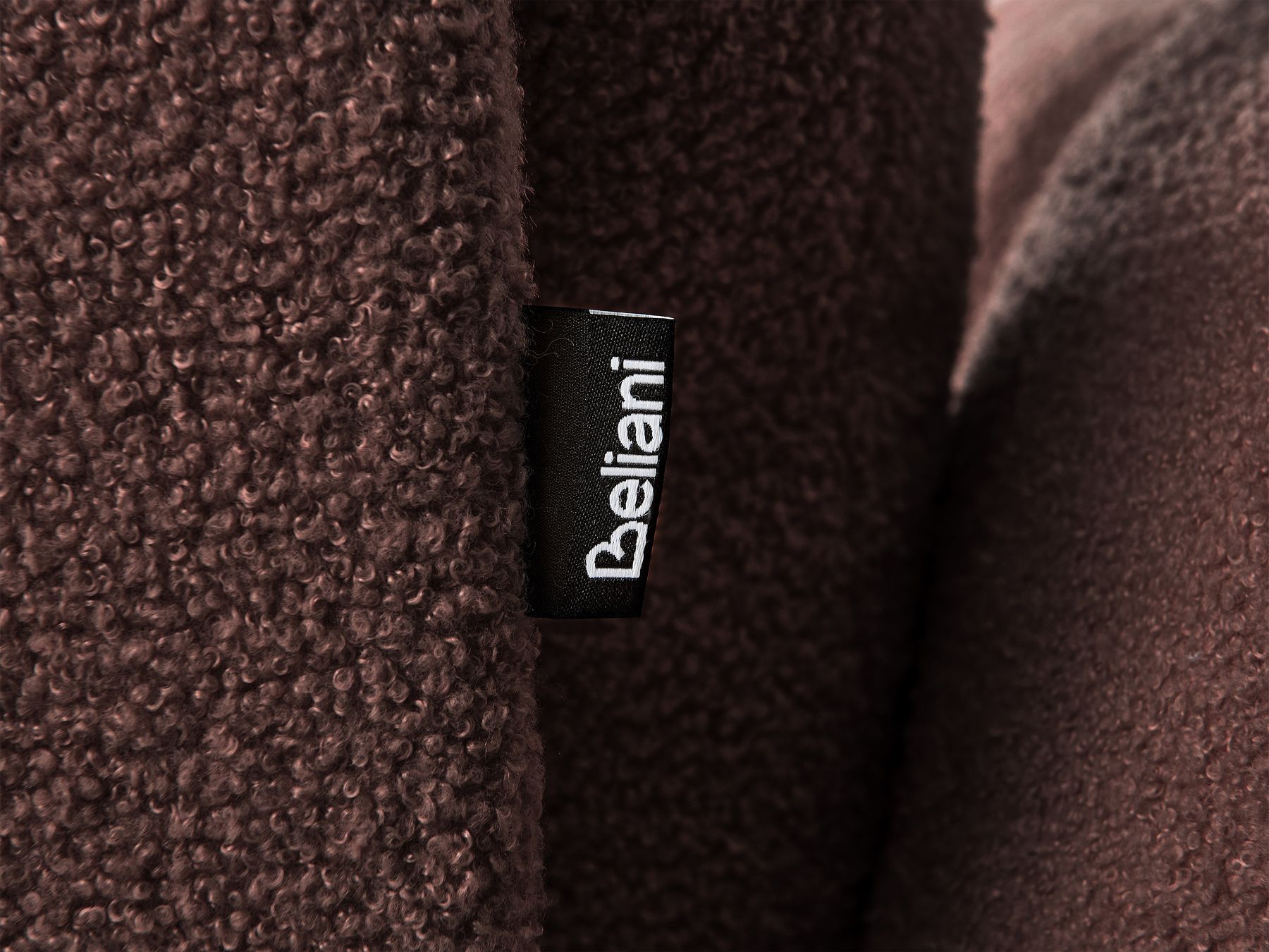 Boucle Sofa Bed Brown BREKKE