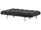 Sofa Bed INGARO Boucle Black 2 Seater
