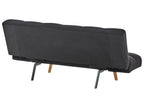 Sofa Bed INGARO Boucle Black 2 Seater