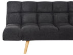 Sofa Bed INGARO Boucle Black 2 Seater