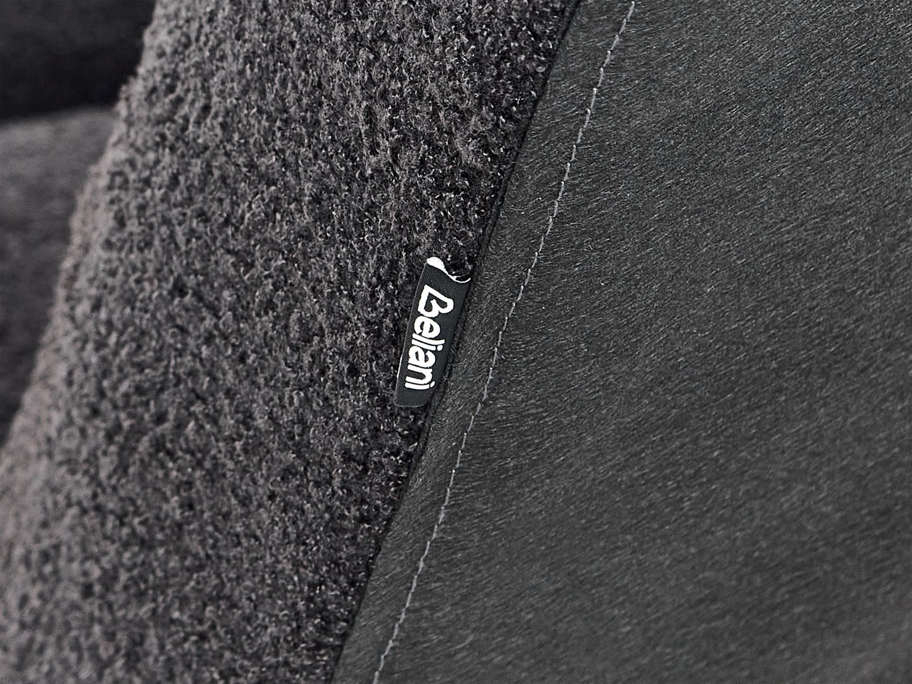 Sofa Bed INGARO Boucle Black 2 Seater