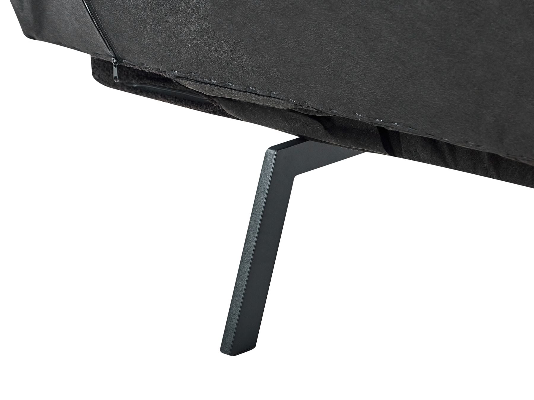 Sofa Bed INGARO Boucle Black 2 Seater