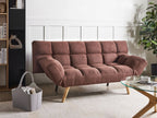 Sofa Bed INGARO Boucle Brown 2 Seater