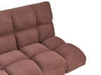Sofa Bed INGARO Boucle Brown 2 Seater