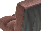 Sofa Bed INGARO Boucle Brown 2 Seater