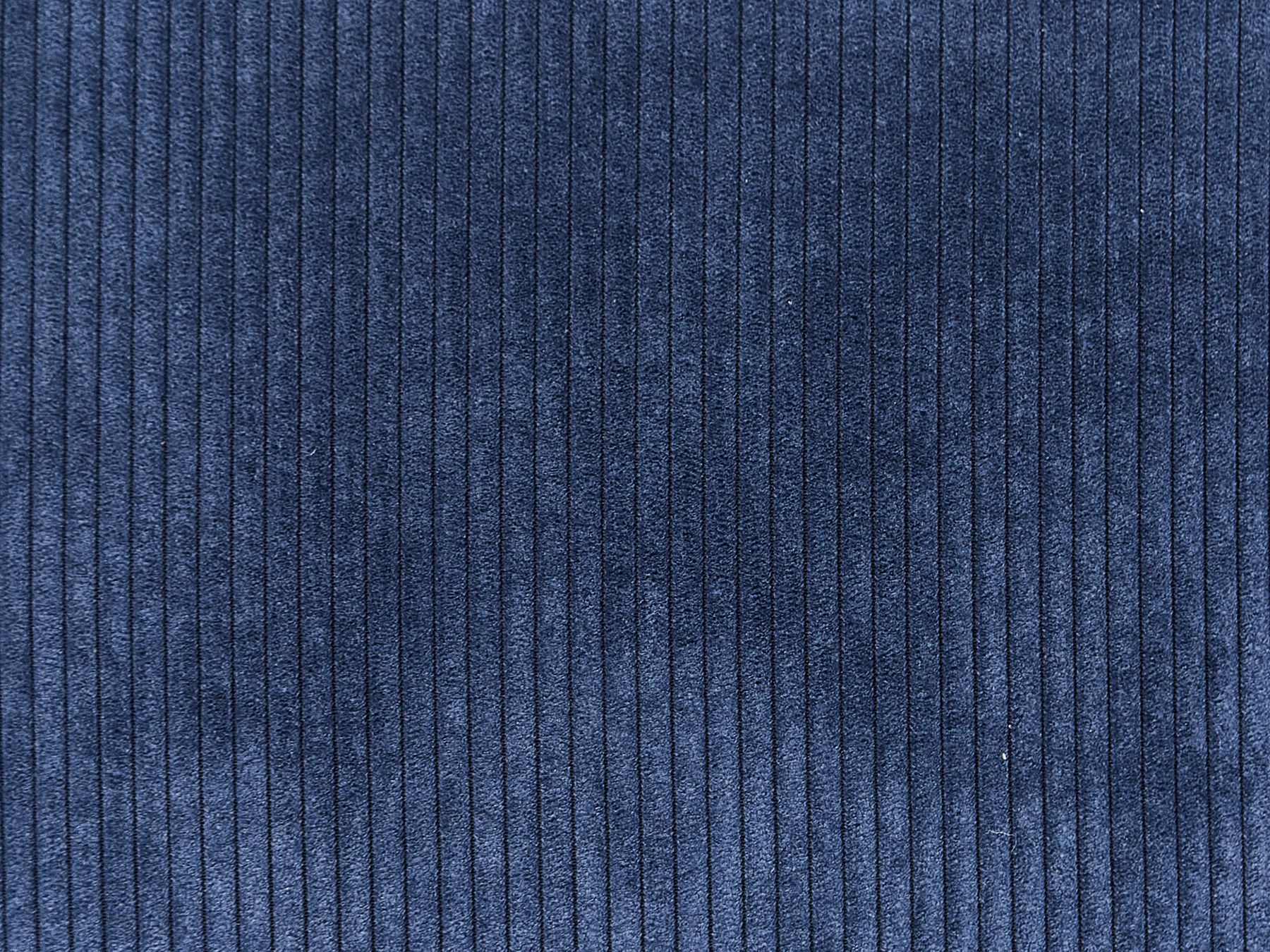 Corner Sofa LUNNER Corduroy Dark Blue 4 Seater Left Hand