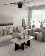 3 Seater Sofa White GLORVIKA II